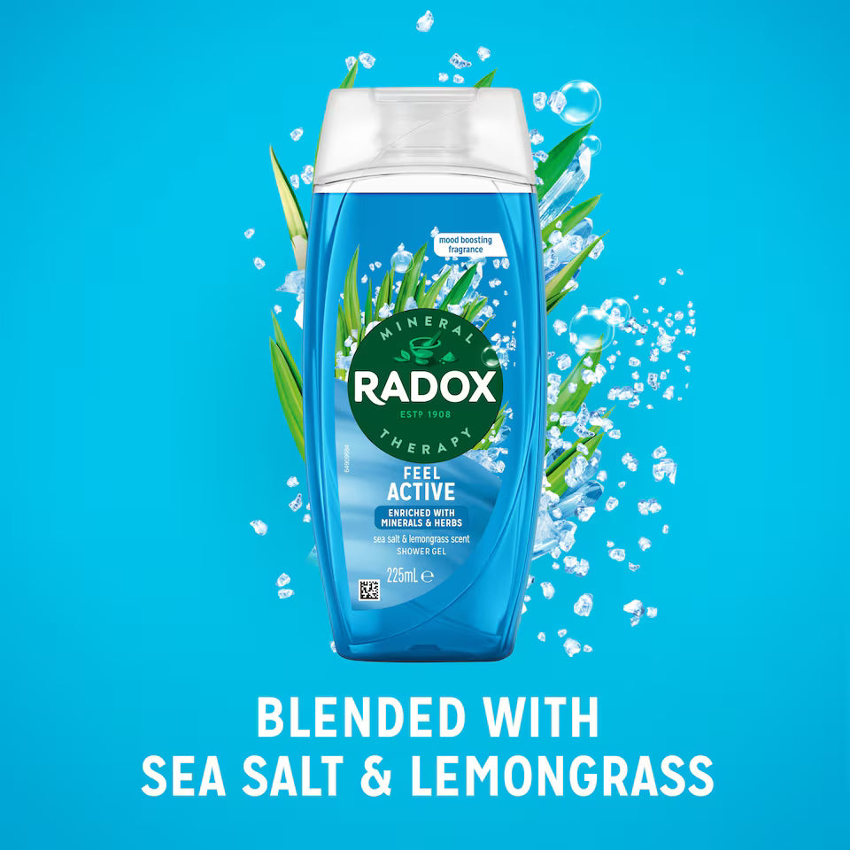Radox Sea Salt & Lemon Grass Feel Active Body Wash