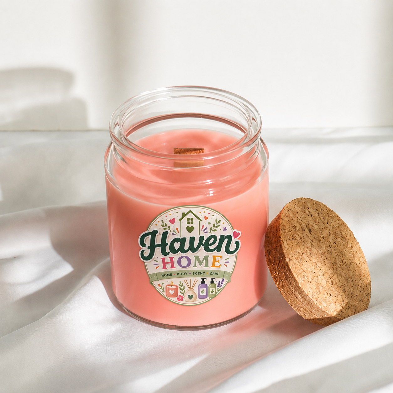 Rose Woodwick Soy Candle