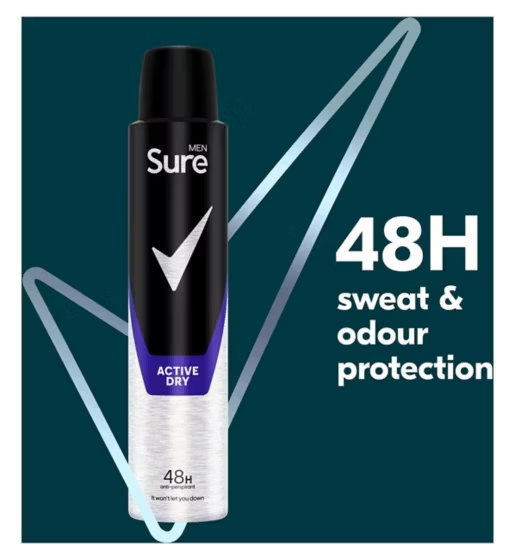 Sure Men Active Dry Anti-perspirant